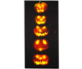 Lighted Jack O'Lanterns Stacked Canvas